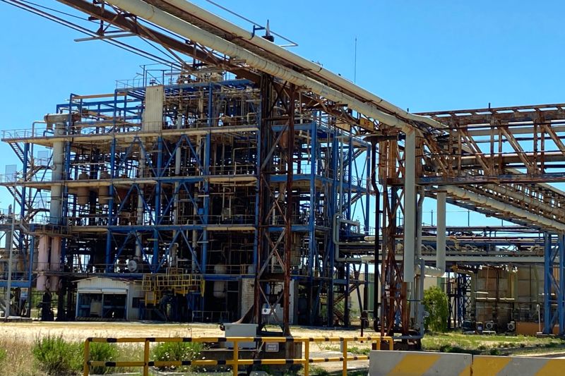 Unités de production d'une plateforme chimique